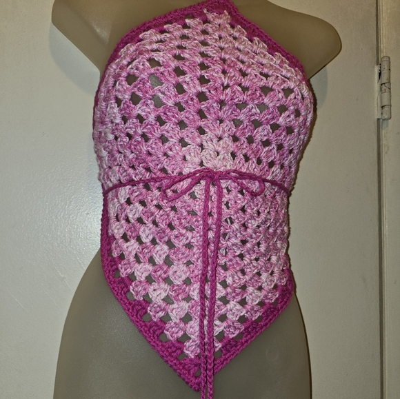Crochet halter top - Picture 2 of 4